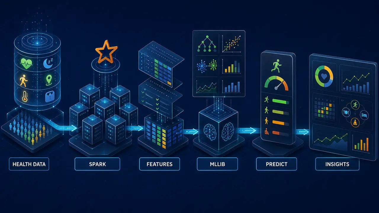 Physical Activity Level Prediction project workflow and system architecture